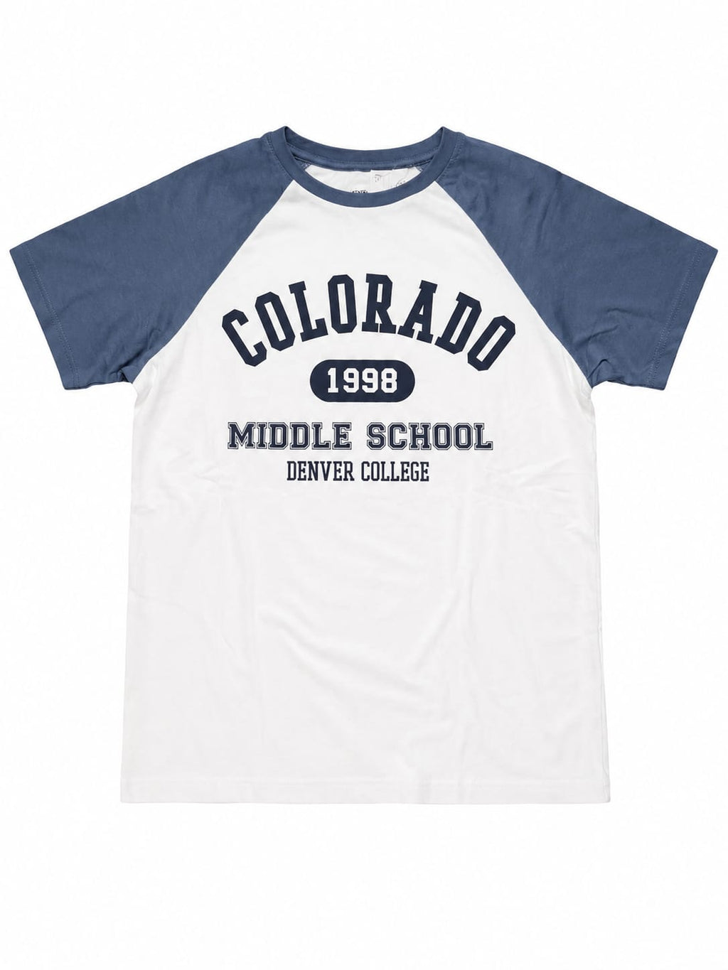 Tricou băieți Colorado – alb cu mâneci verzi