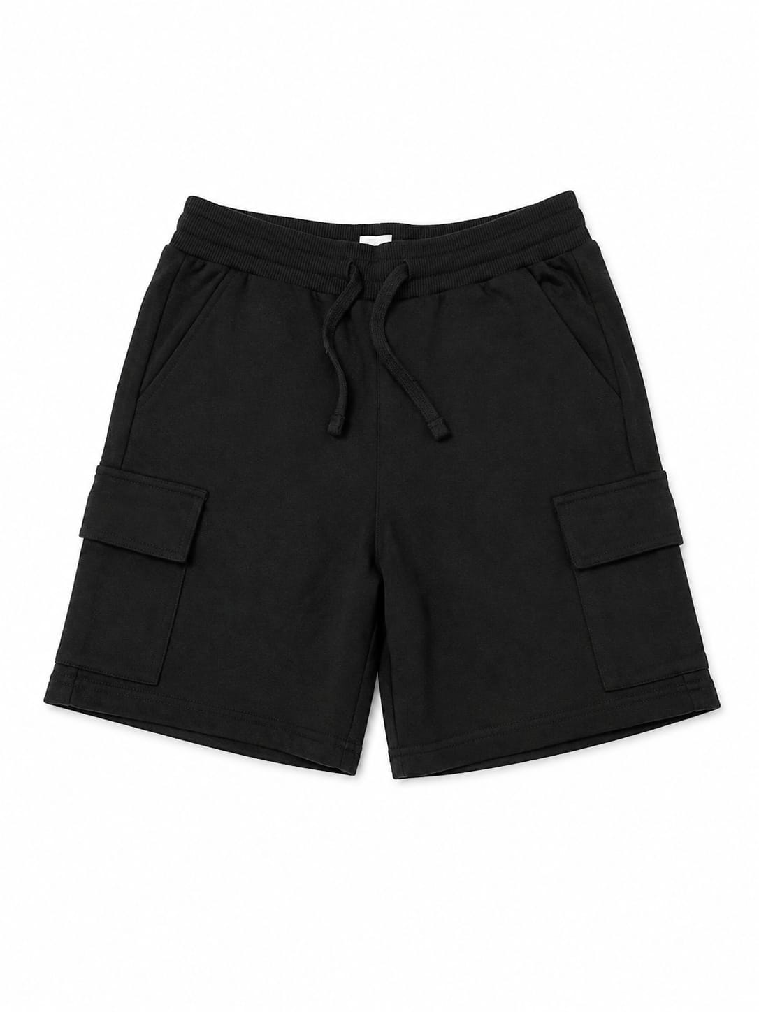 Pantaloni scurți cargo băieți – Negru, cu buzunare laterale