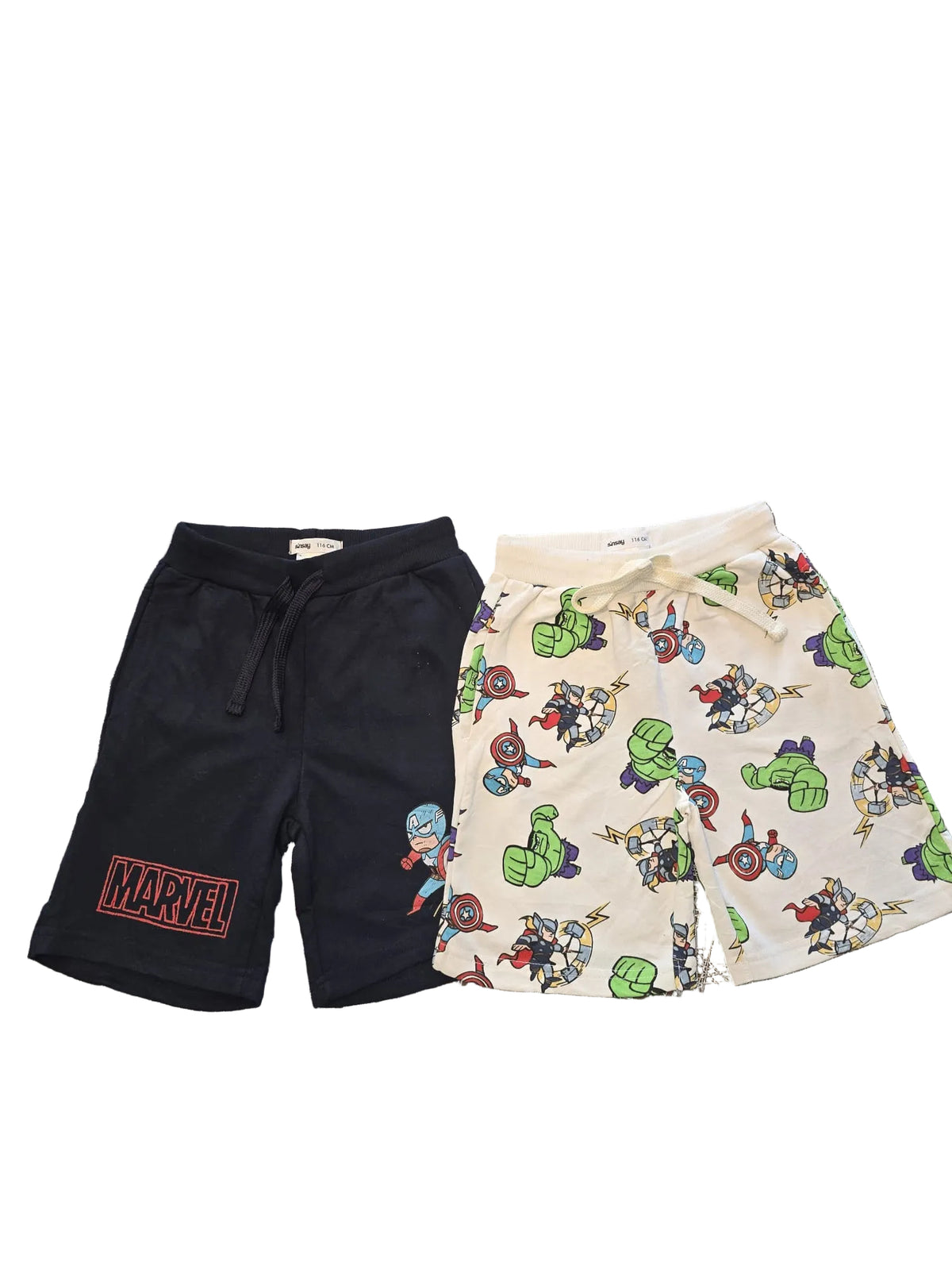 Pantaloni scurți copii Marvel – Negru, mărimea 116 cm