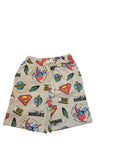 Pantaloni scurți băieți Superman – Imprimeu multicolor, 134 cm
