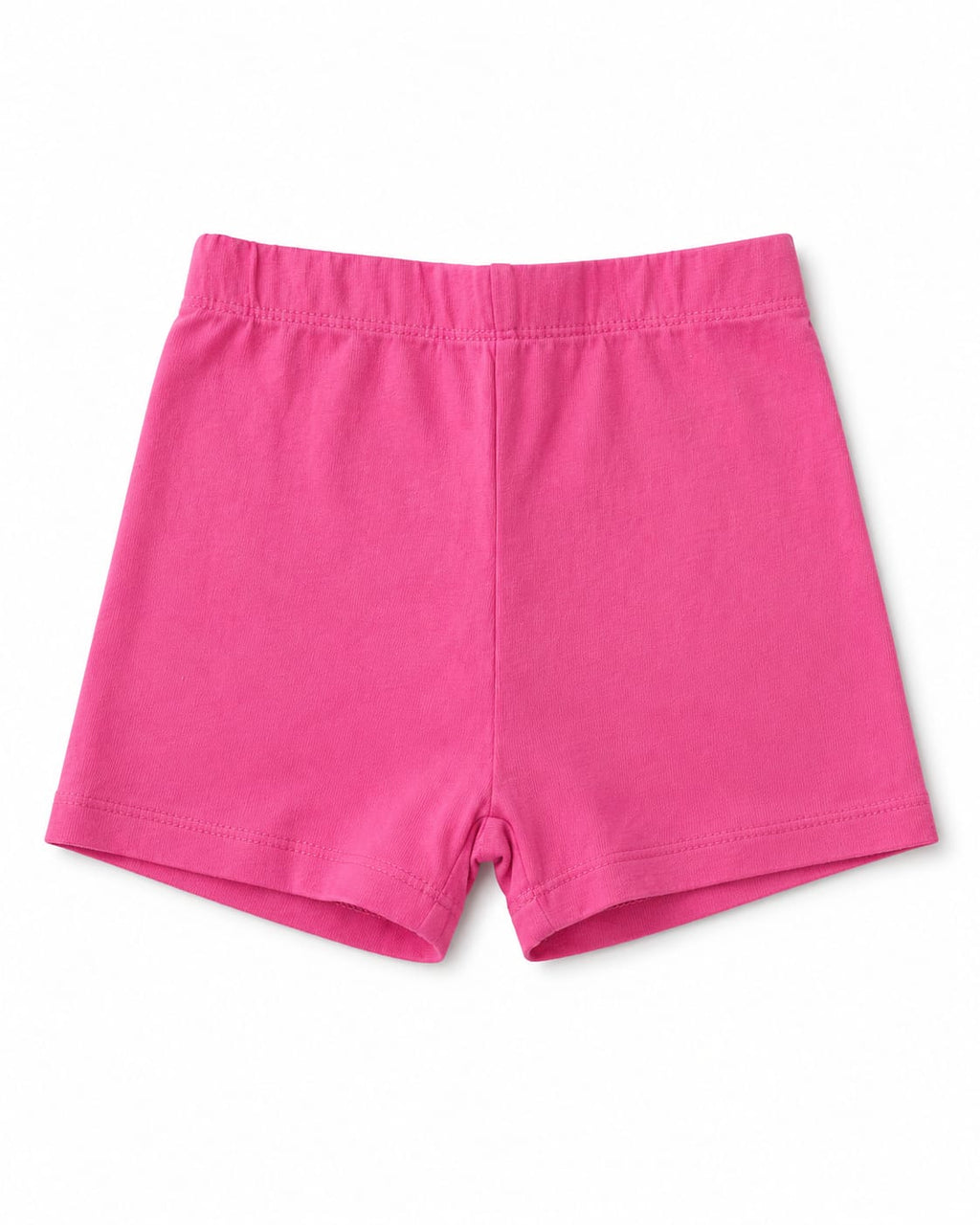 Pantaloni scurți roz fete,model simplu cu talie elastică