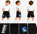 Pantaloni Scurți Cargo Băieți Sonic – Negri