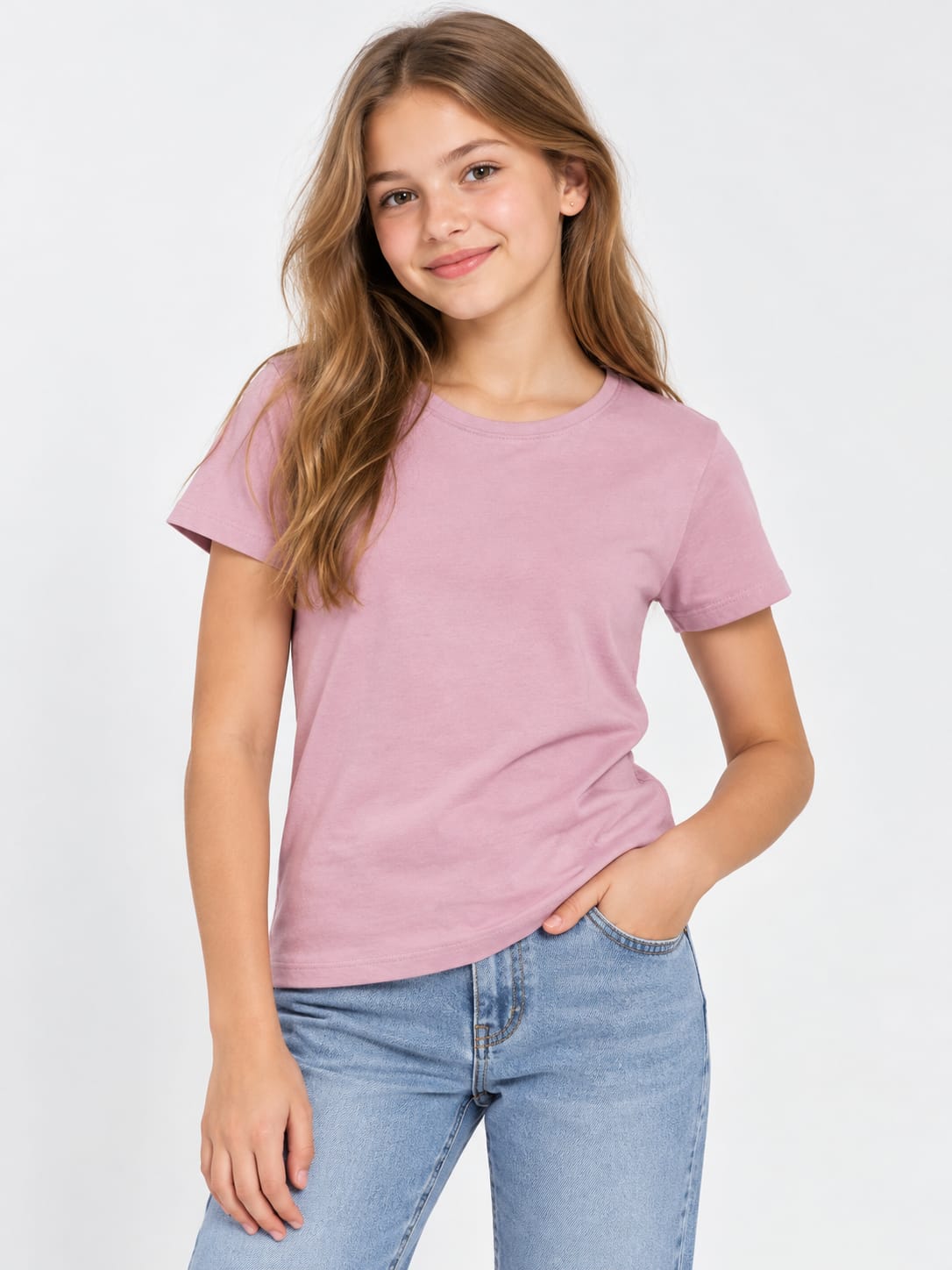 Tricou fete Sinsay 158 cm roz pudrat – nou cu etichetă