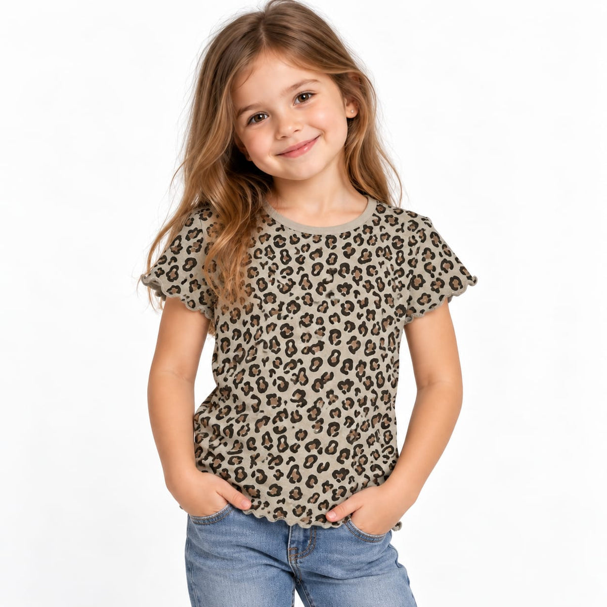 Tricou fete Sinsay cu imprimeu leopard – nou cu etichetă