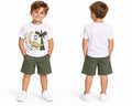 Set băieți 2 piese Dino Time – tricou + pantaloni scurți