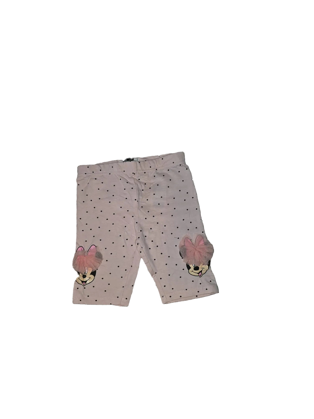 Colanți scurți fete Minnie Mouse cu fundițe – noi cu etichetă