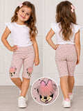 Colanți scurți fete Minnie Mouse cu fundițe – noi cu etichetă